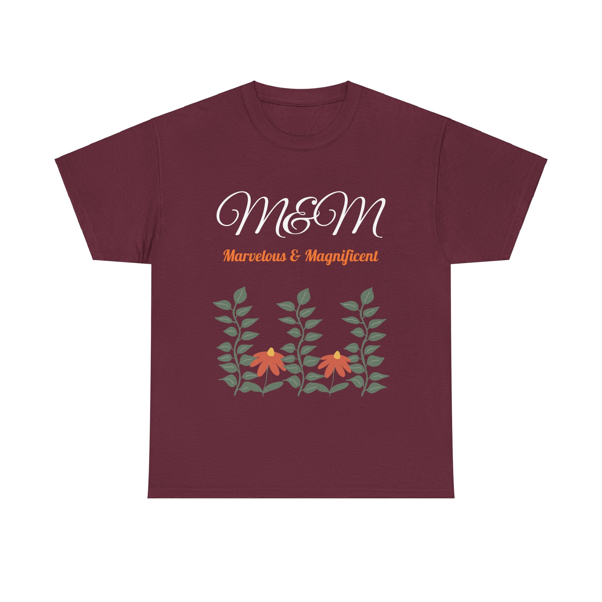 Flower Plant M&M Marvelous and Magnificent Female Tee - Heavy Cotton T-Shirt