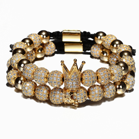 Luxurious bracelets with charms for men bracelet handmade jewelry woman&