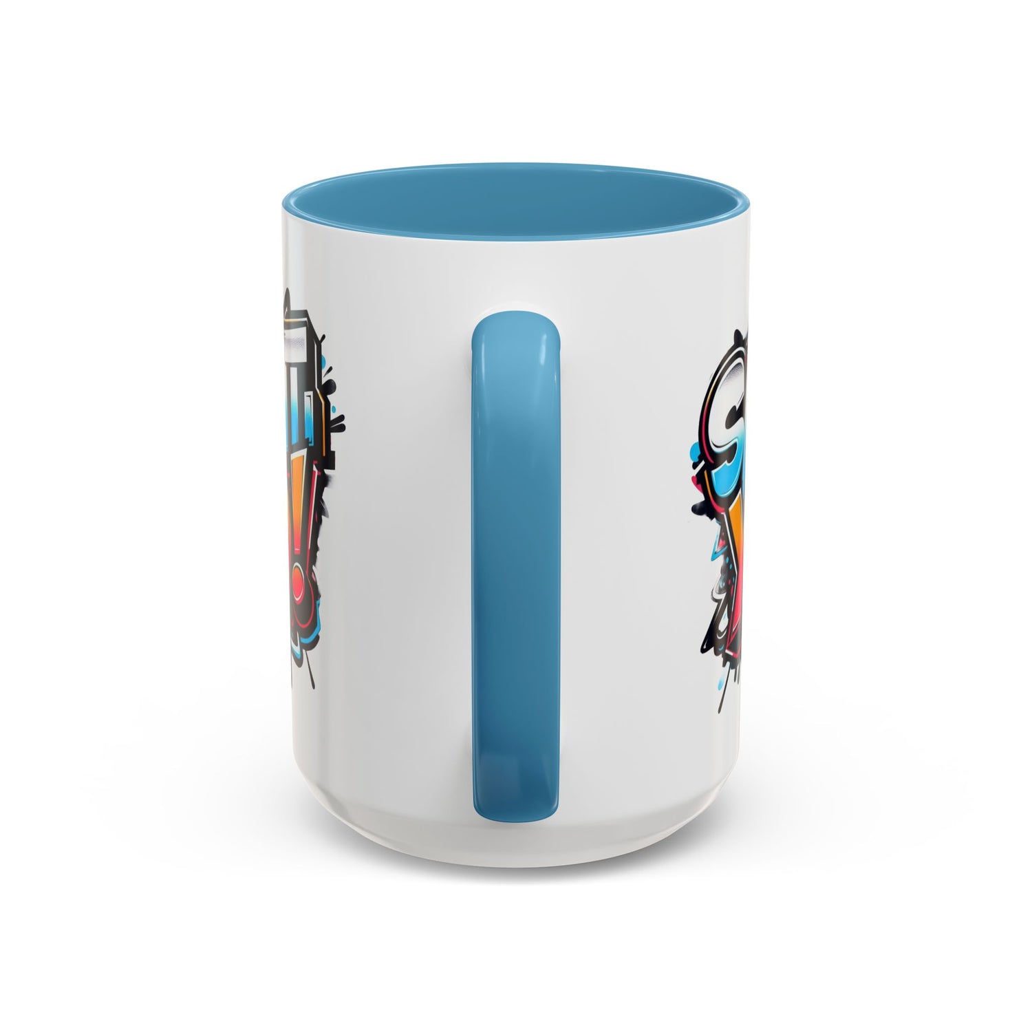 Say It Yo Grafitti Mug Accent Coffee Mug (15oz)