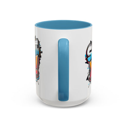 Say It Yo Grafitti Mug Accent Coffee Mug (15oz)