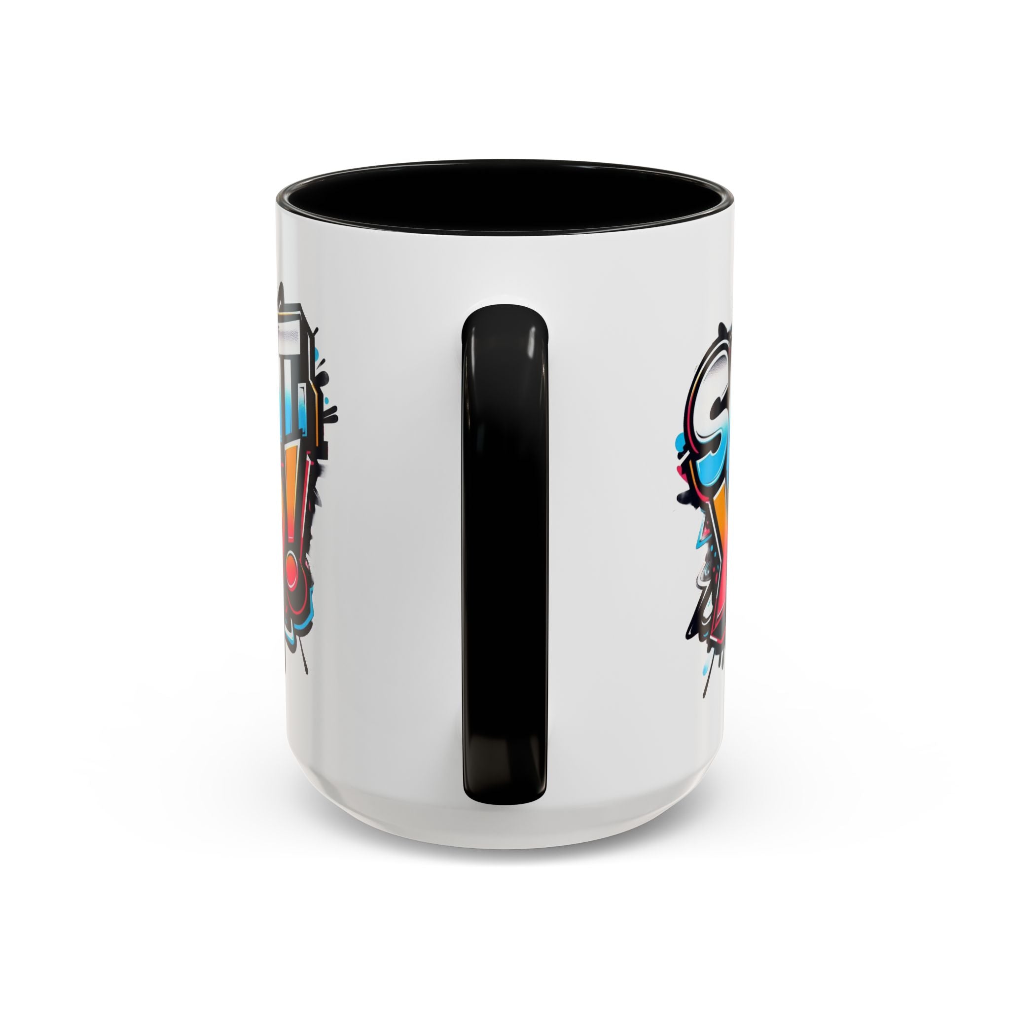 Say It Yo Grafitti Mug Accent Coffee Mug (15oz)