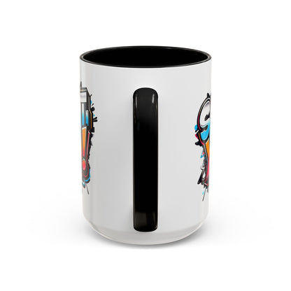 Say It Yo Grafitti Mug Accent Coffee Mug (15oz)