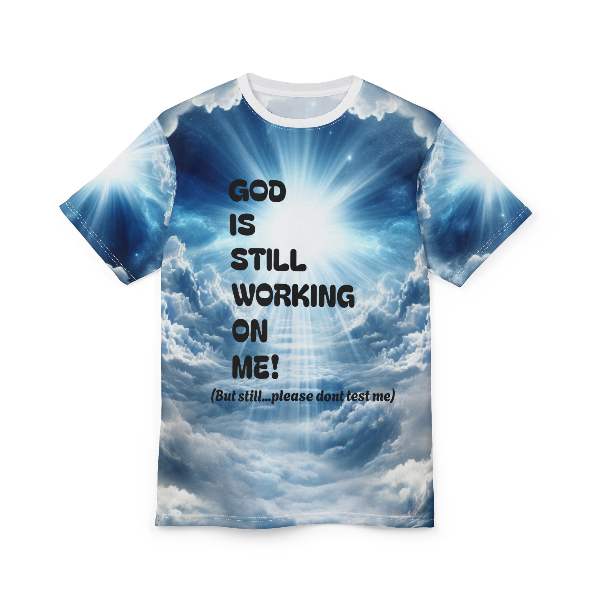 Inspirational Unisex Graphic Tee - God is Still Working on Me, Motivational T-Shirt, Spiritual Apparel, Faith-Based Gift, Unique Casual Wear