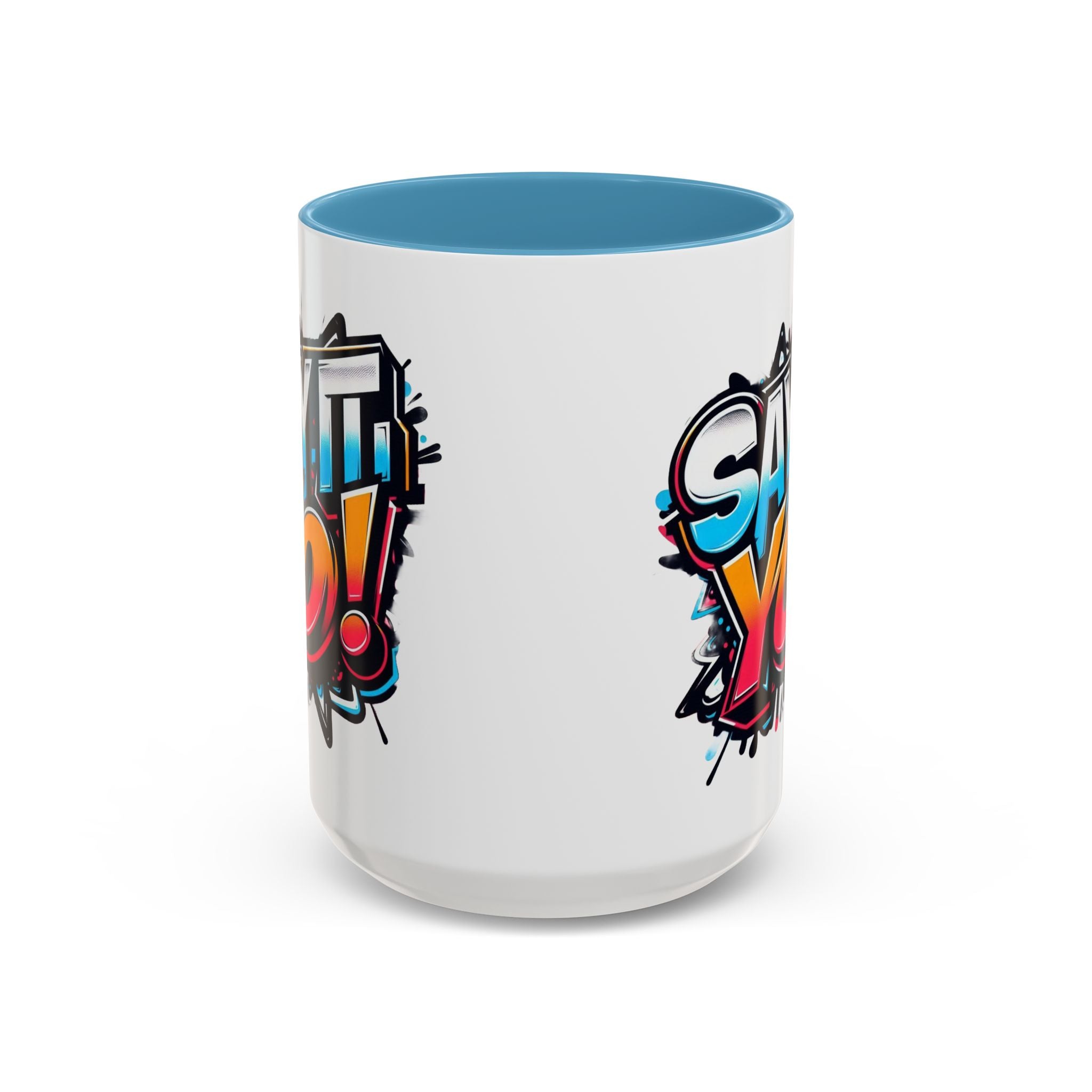 Say It Yo Grafitti Mug Accent Coffee Mug (15oz)
