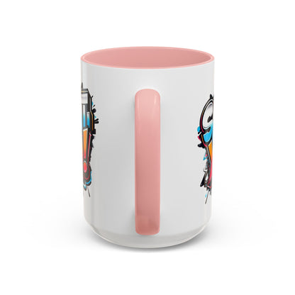 Say It Yo Grafitti Mug Accent Coffee Mug (15oz)