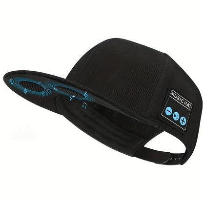 Music Hat, Outdoor Headset Hat, Wireless Headphone Cap With Speaker, Sports Audio Earphones Hat For Outdoor Running Cycling Climbing, Smart Headphone Hat For Women &amp; Men, Gym Accessories