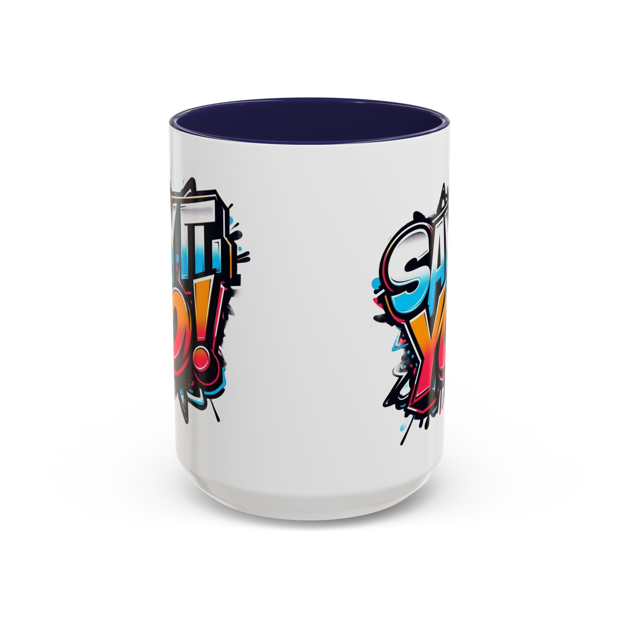 Say It Yo Grafitti Mug Accent Coffee Mug (15oz)