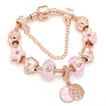 Fashion Love Geometric Rose Gold Bracelet Women&