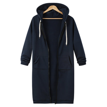 Hooded Long Sleeve Sweater Fleece Jacket for Women